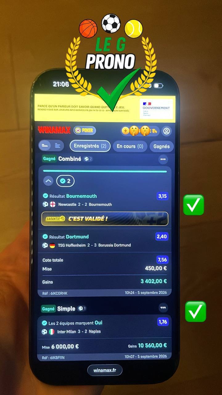 Ticket gagnant 5